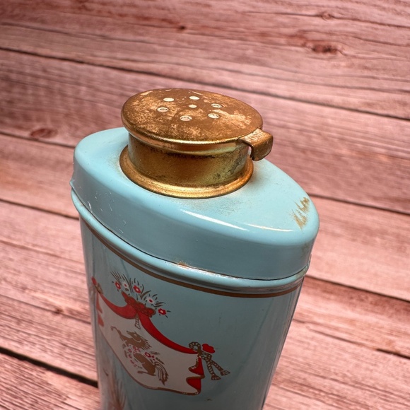 Vintage Elizabeth Arden “Blue Grass” Dusting Powder Set – Tin & Shaker Bottle - Picture 16 of 16